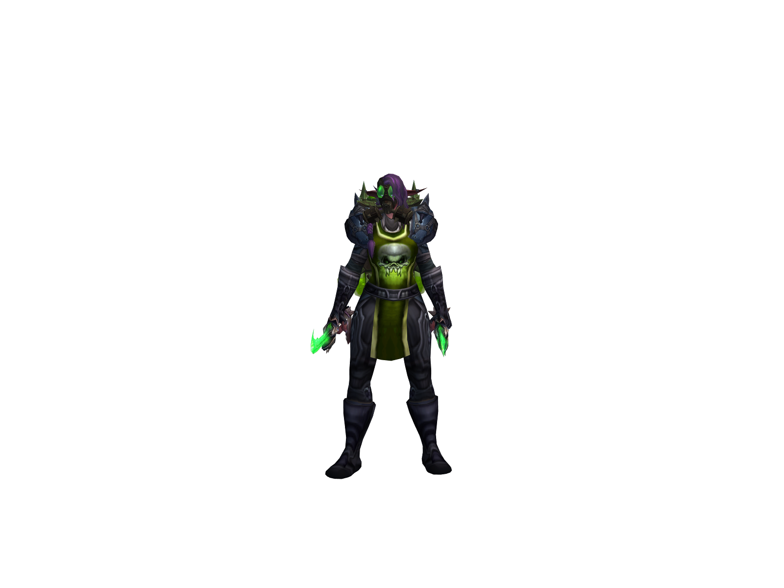 Deces 3D character render