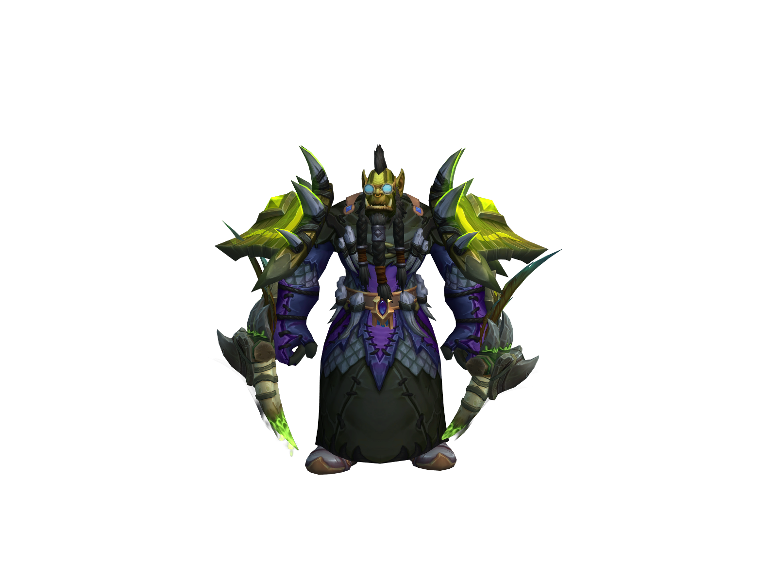Makga 3D character render
