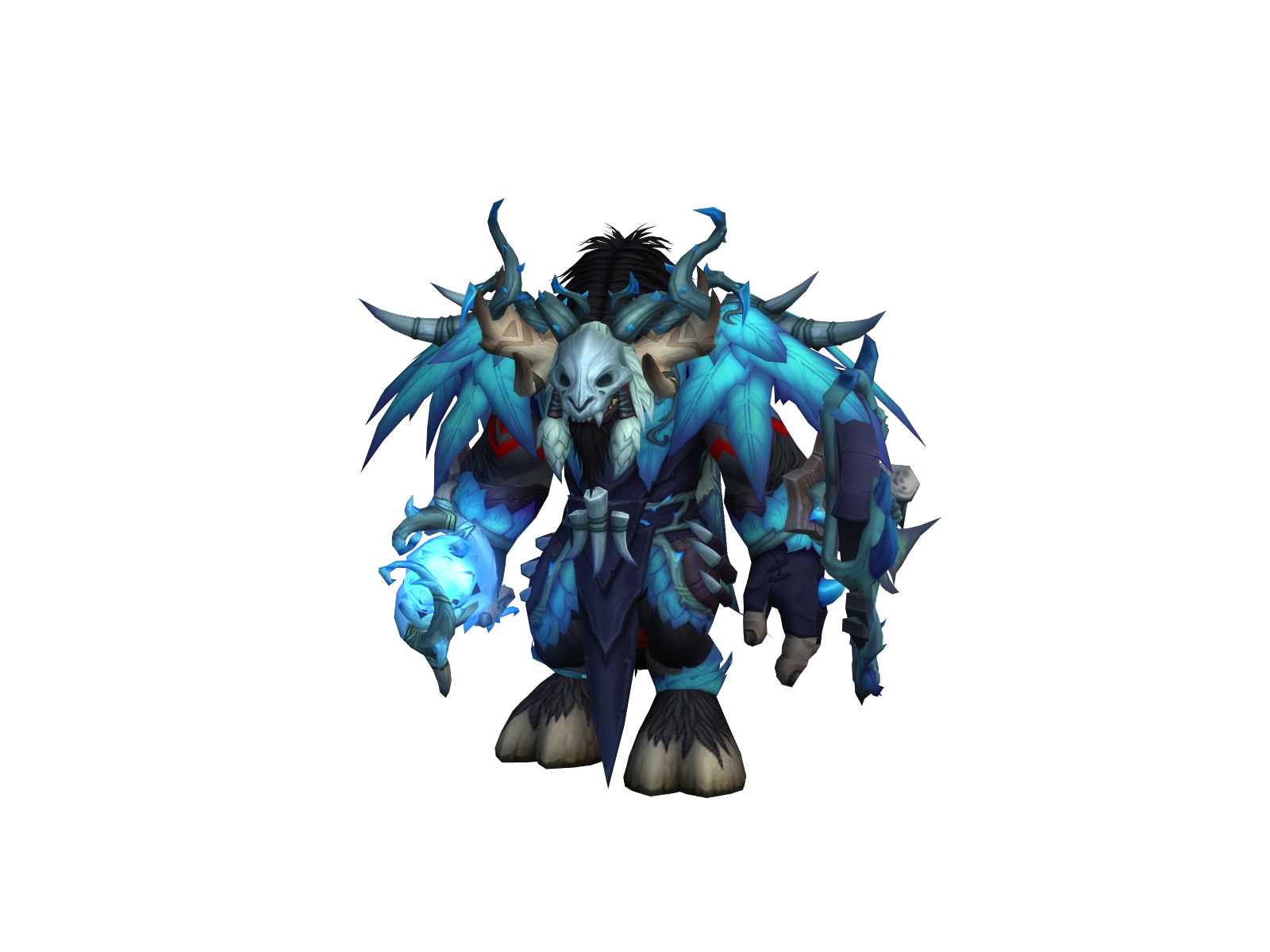 Shamuth 3D character render
