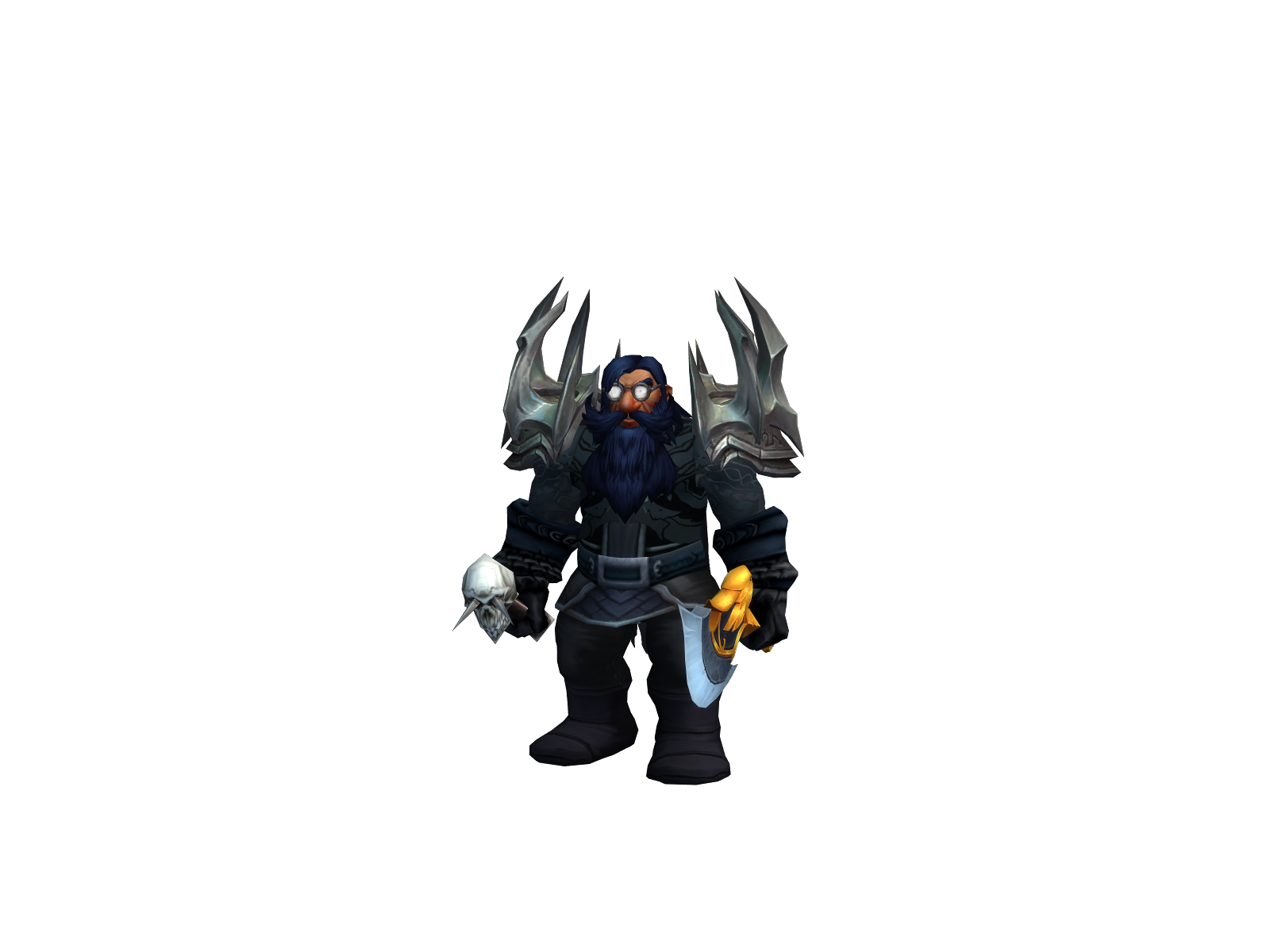 Elemichael 3D character render
