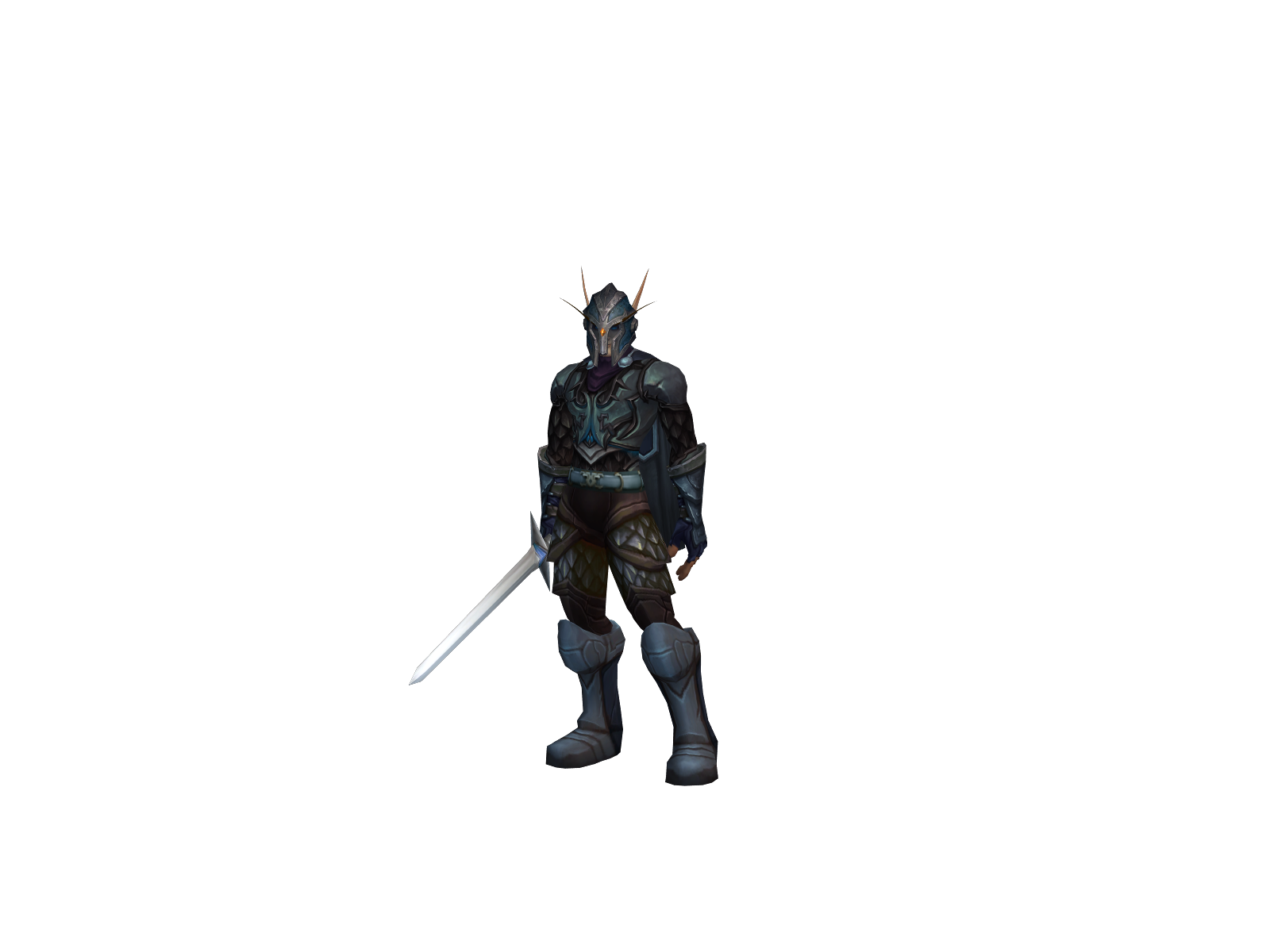 Naielder 3D character render