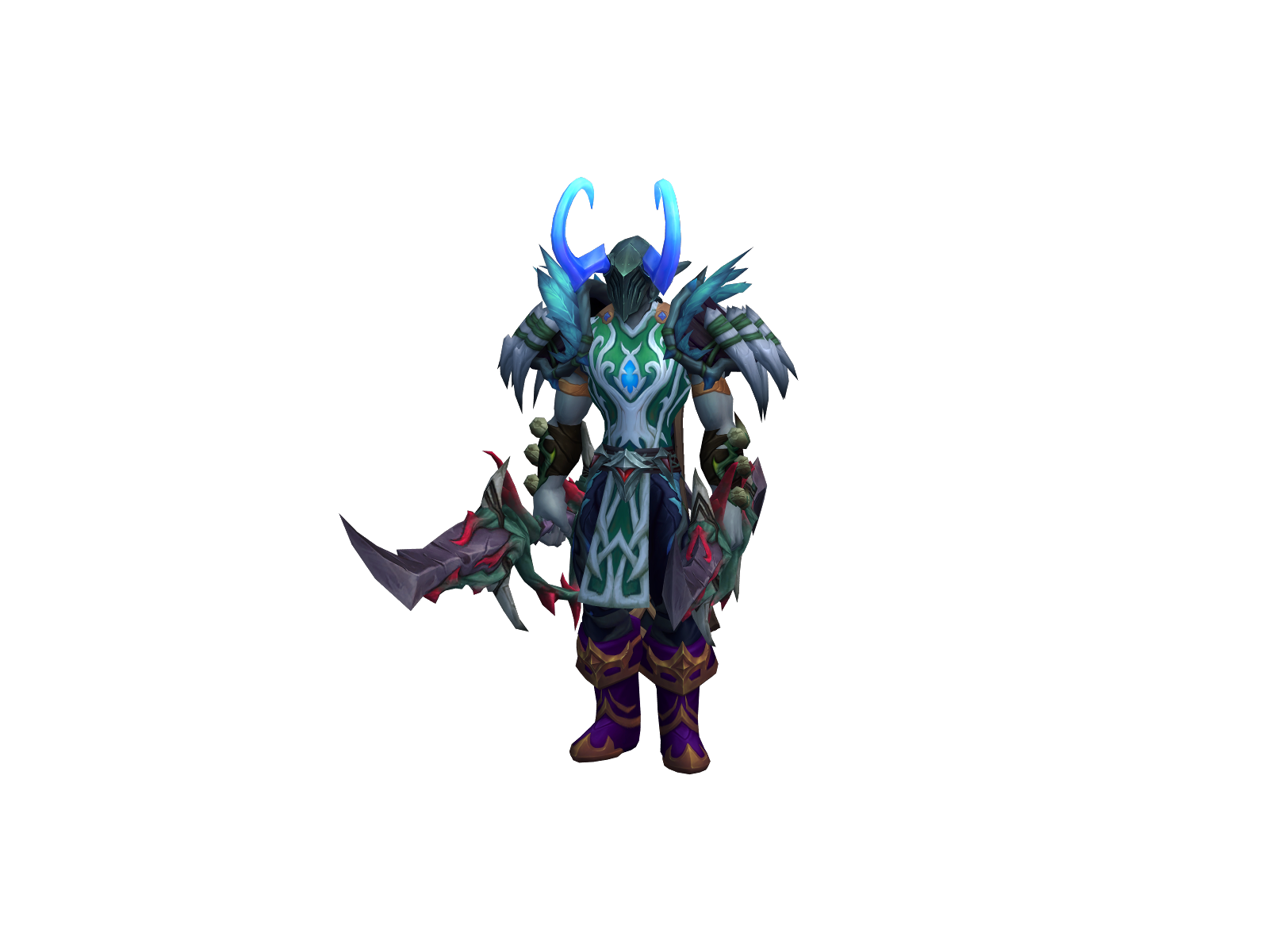 Theberger 3D character render