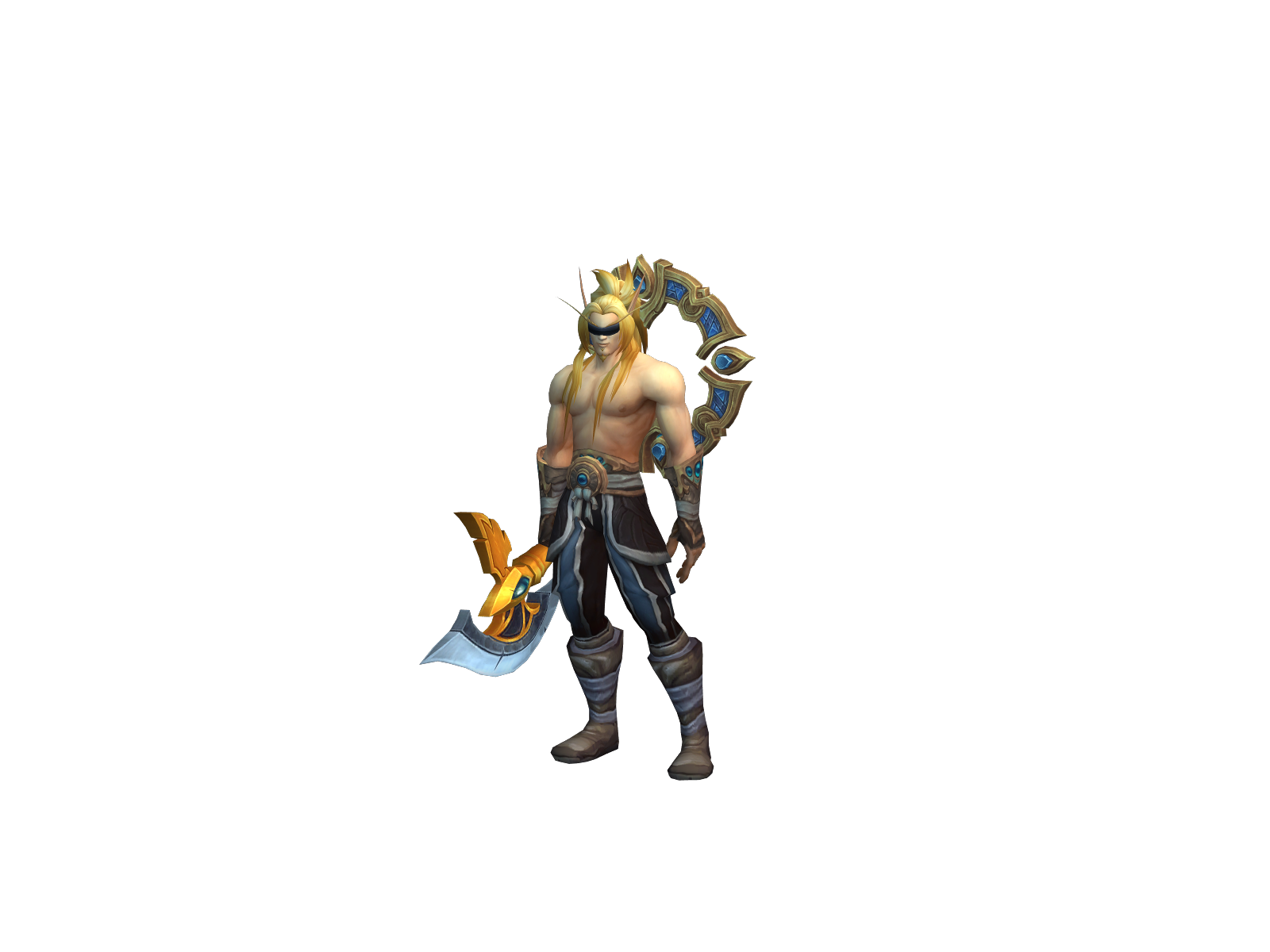 Shomarii 3D character render