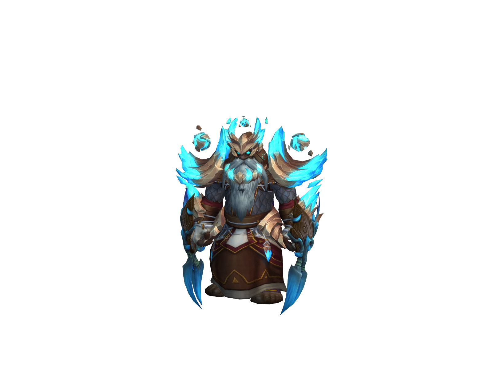 Shamprease 3D character render