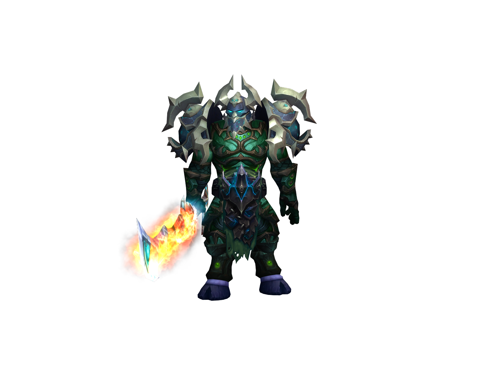 Mortuu 3D character render
