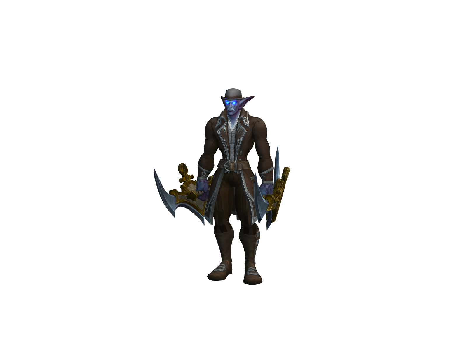 Oldyella 3D character render