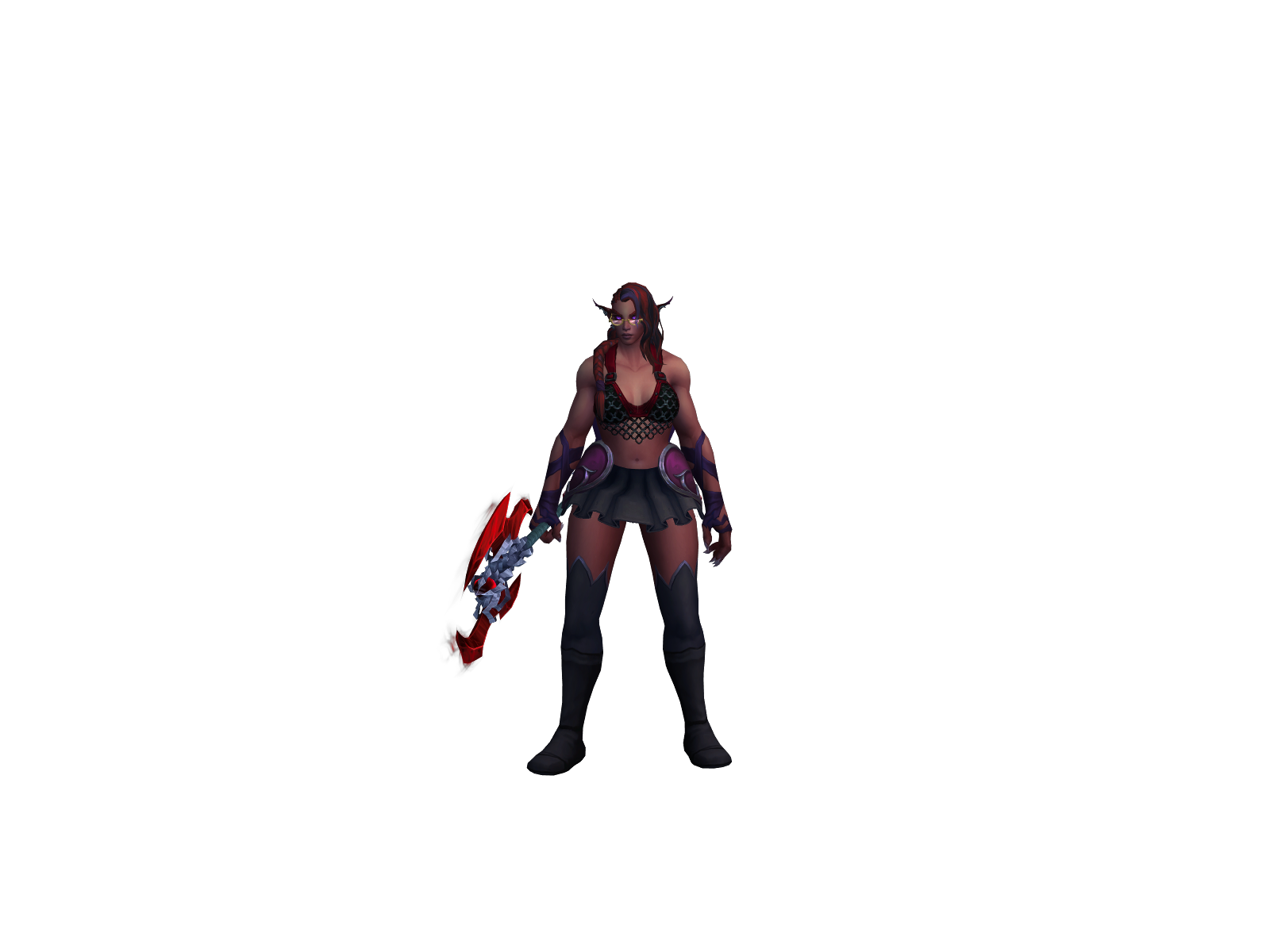 Demìtra 3D character render