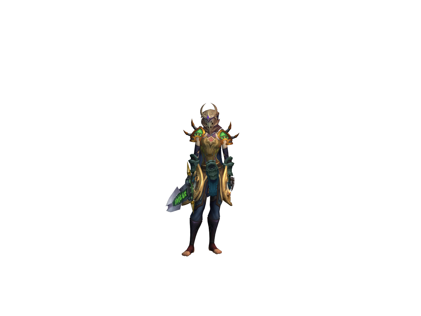 Sarablonde 3D character render