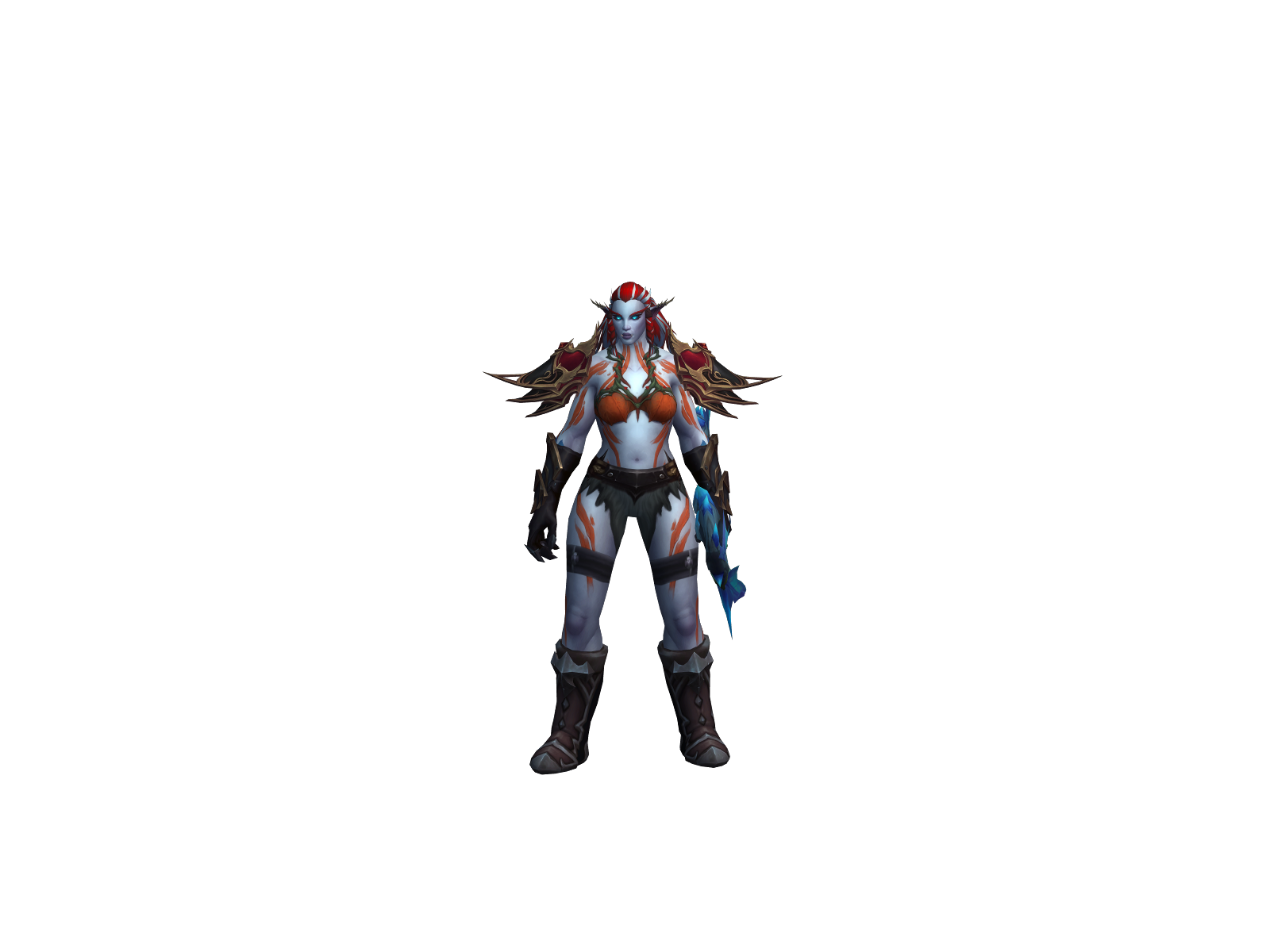 Radraini 3D character render