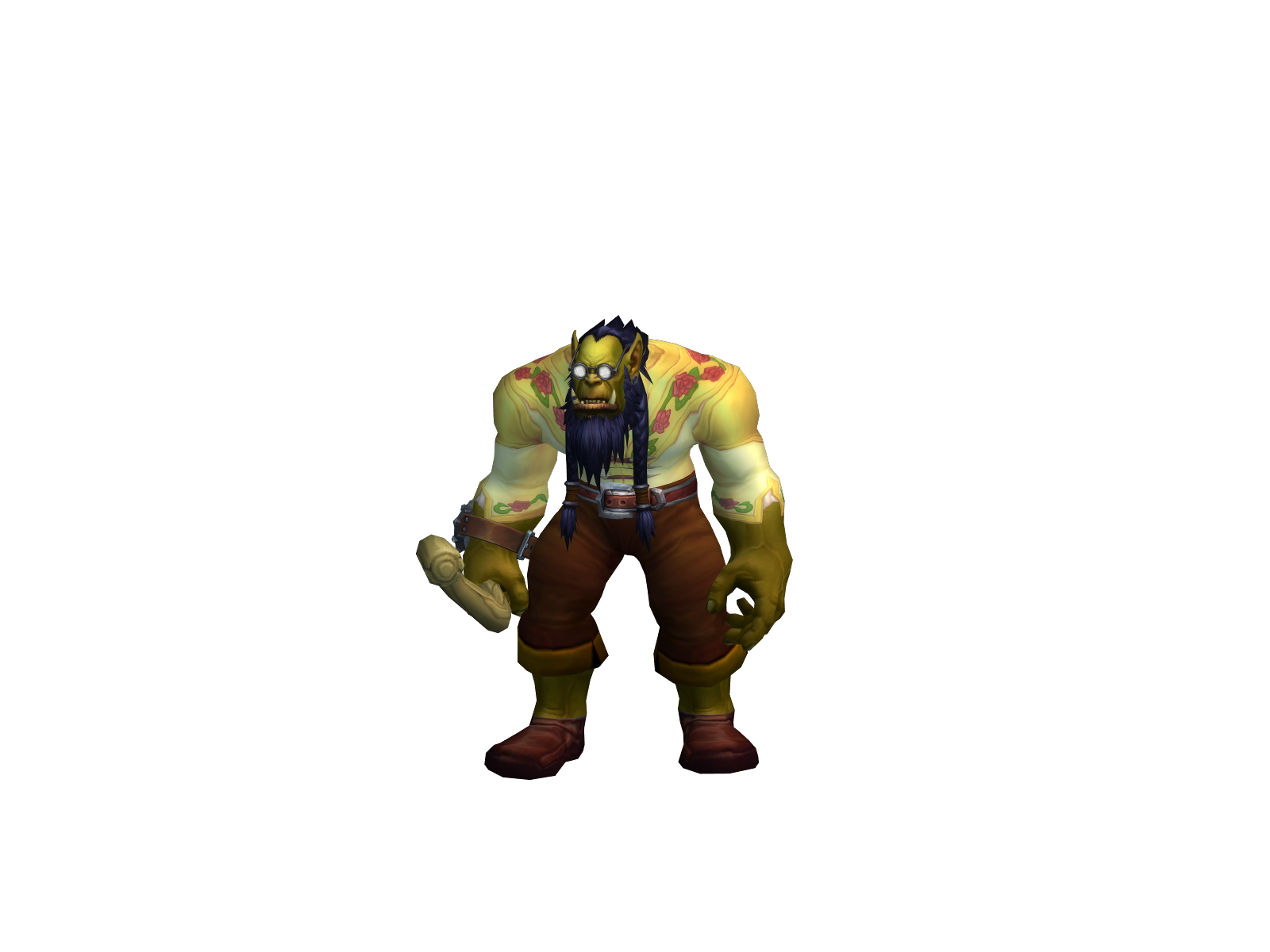 Porongaso 3D character render