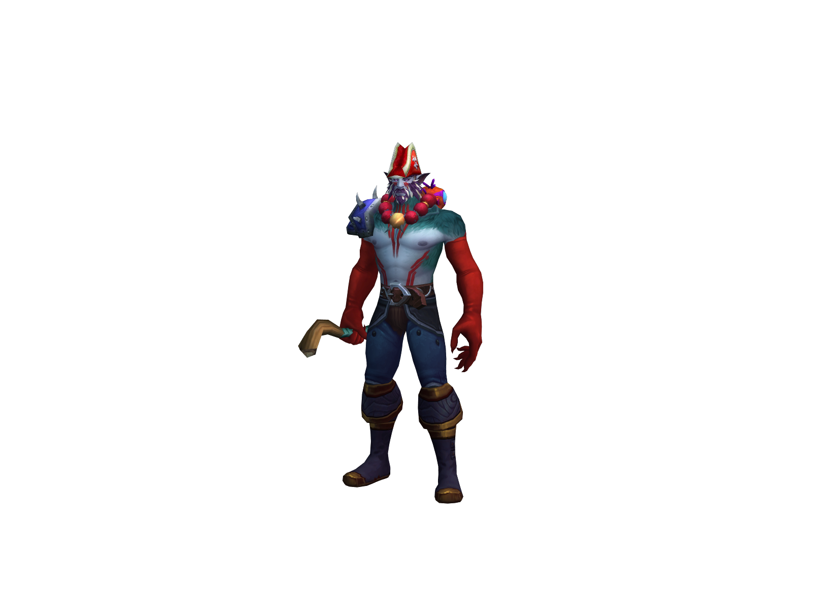 Wobblysausag 3D character render