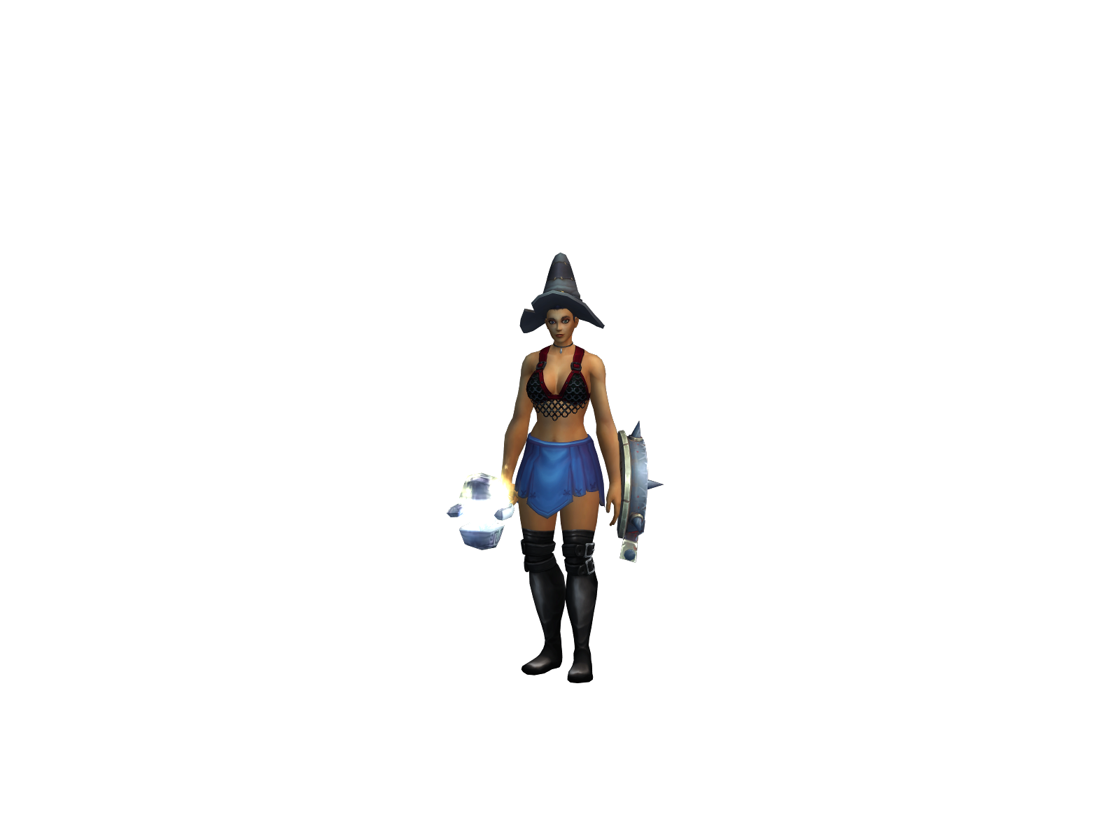 Montagë 3D character render