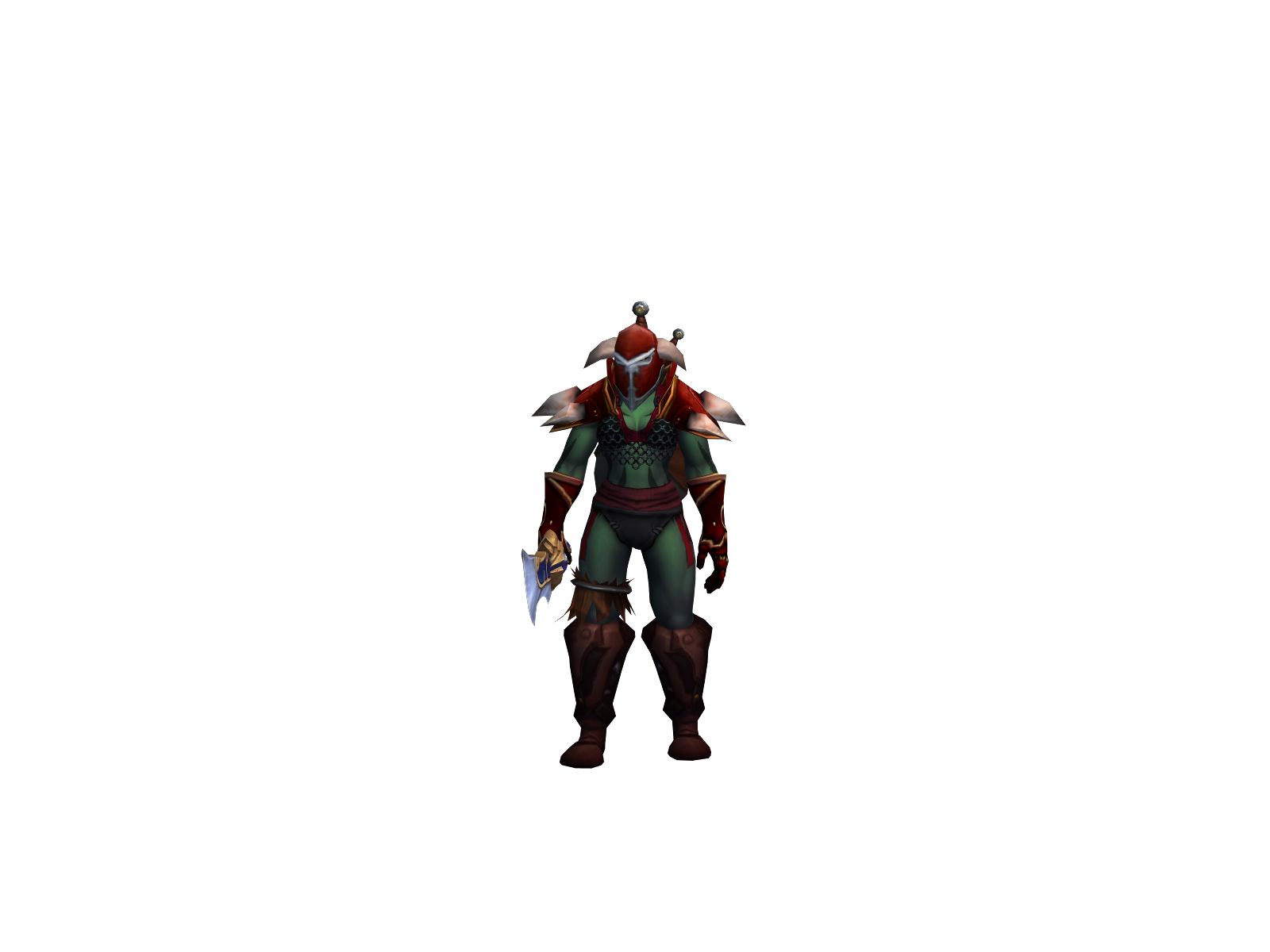 Leland 3D character render