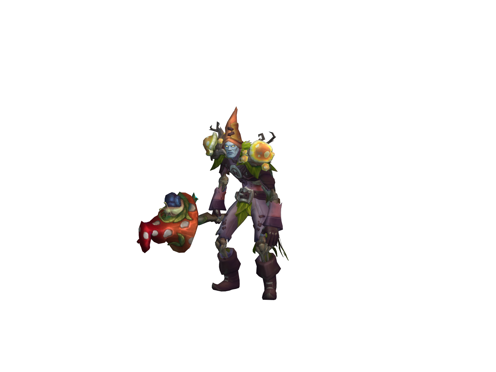 Toadstool 3D character render