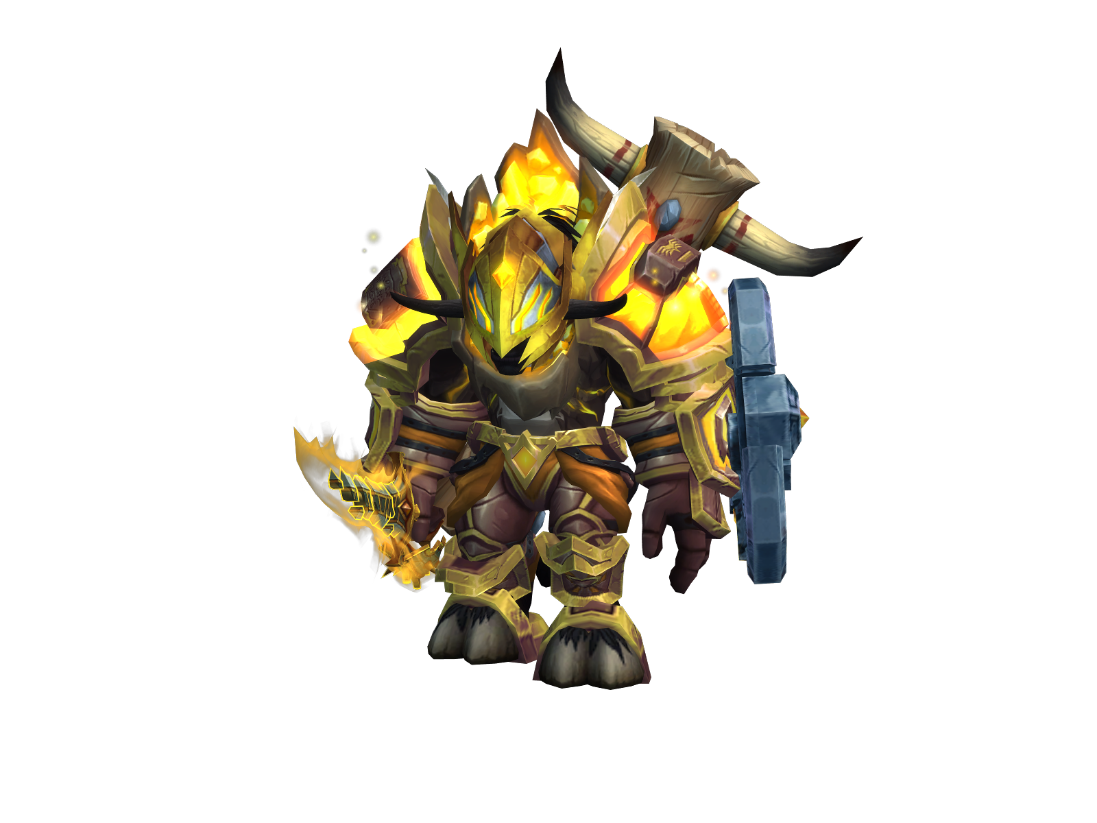 Rahund 3D character render