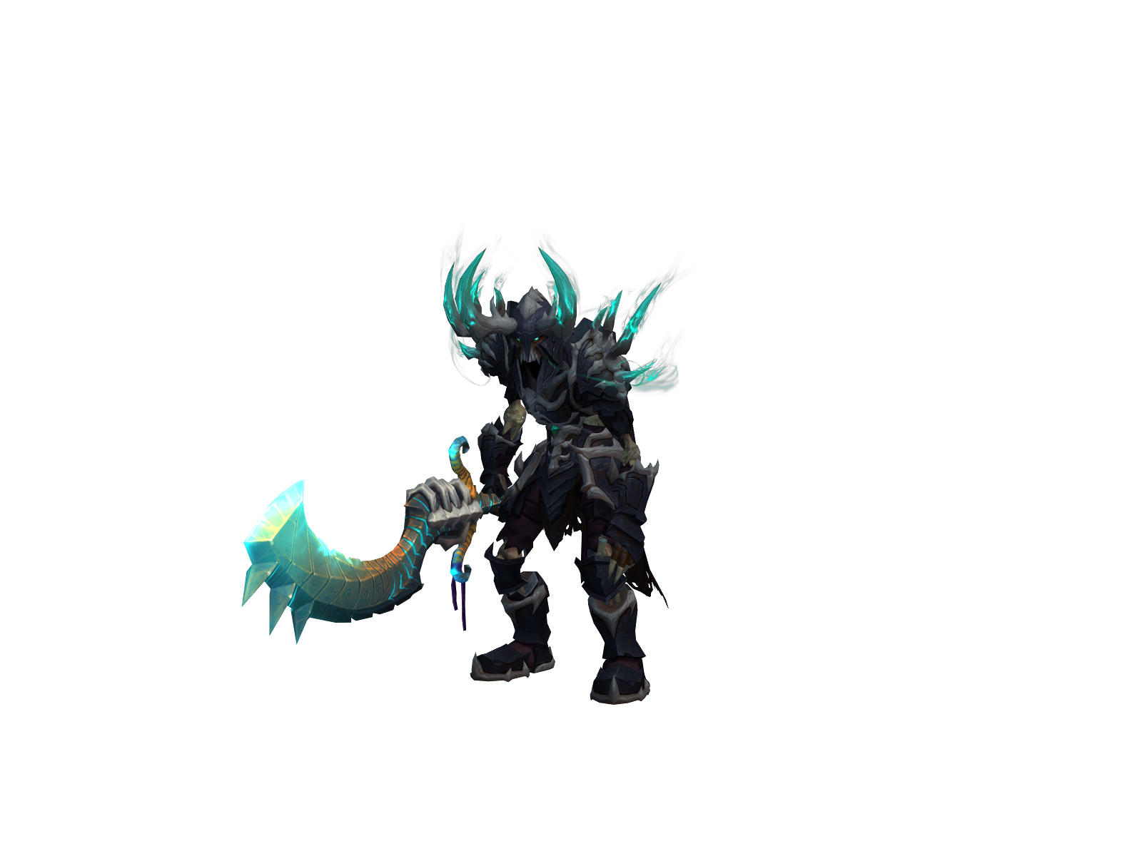 Wormbones 3D character render