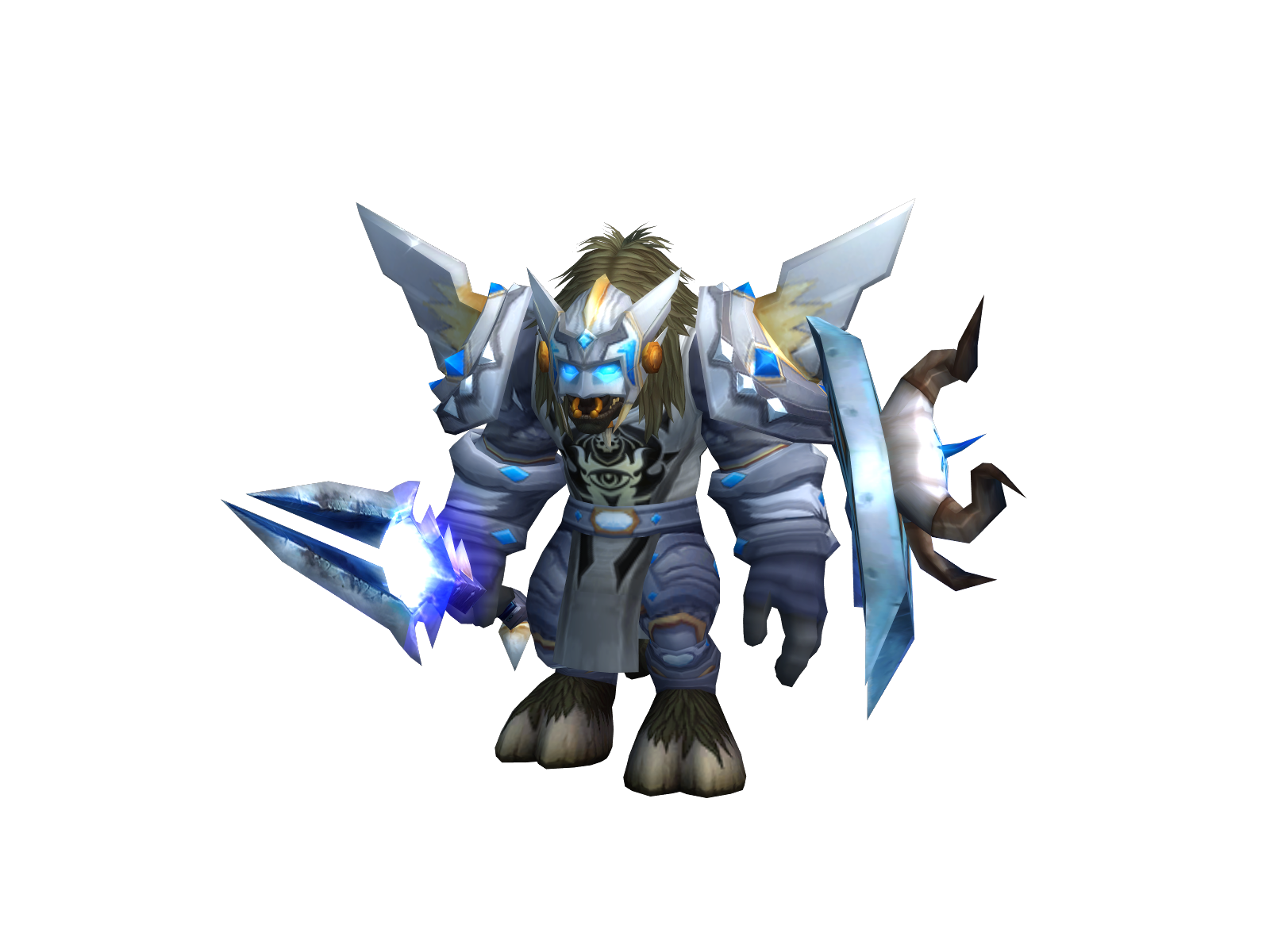Forks 3D character render