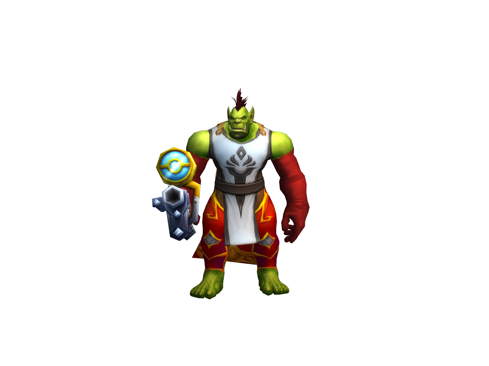 Rufið 3D character render