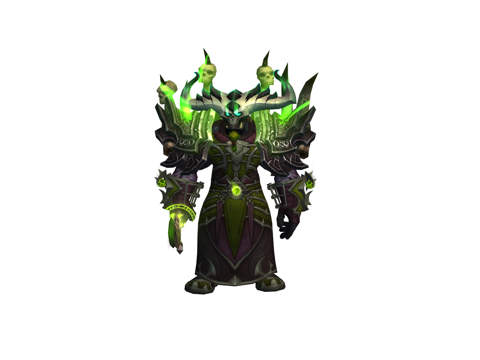 Demonx 3D character render