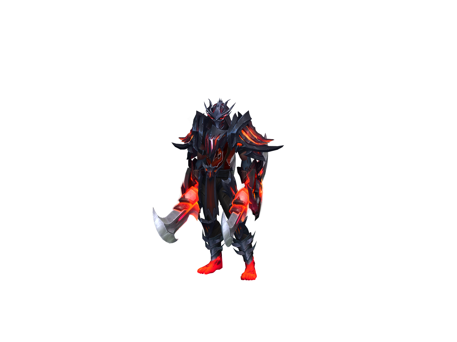 Demônix 3D character render