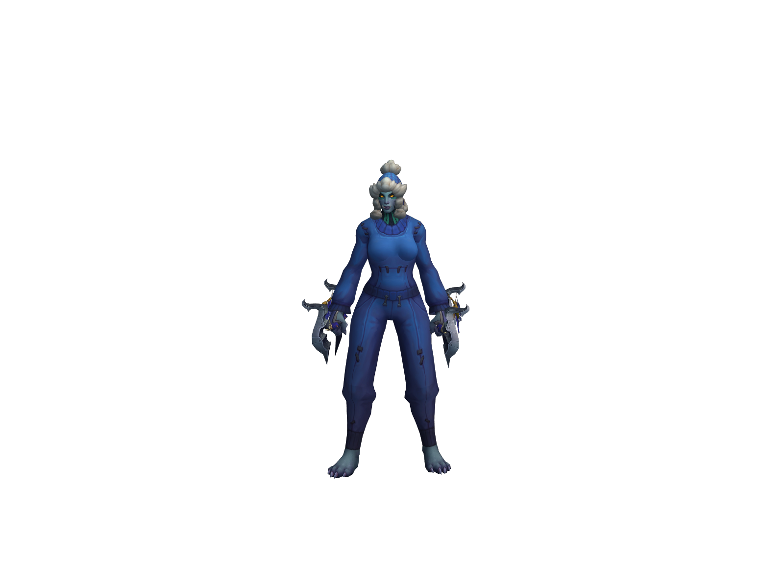 Nefali 3D character render