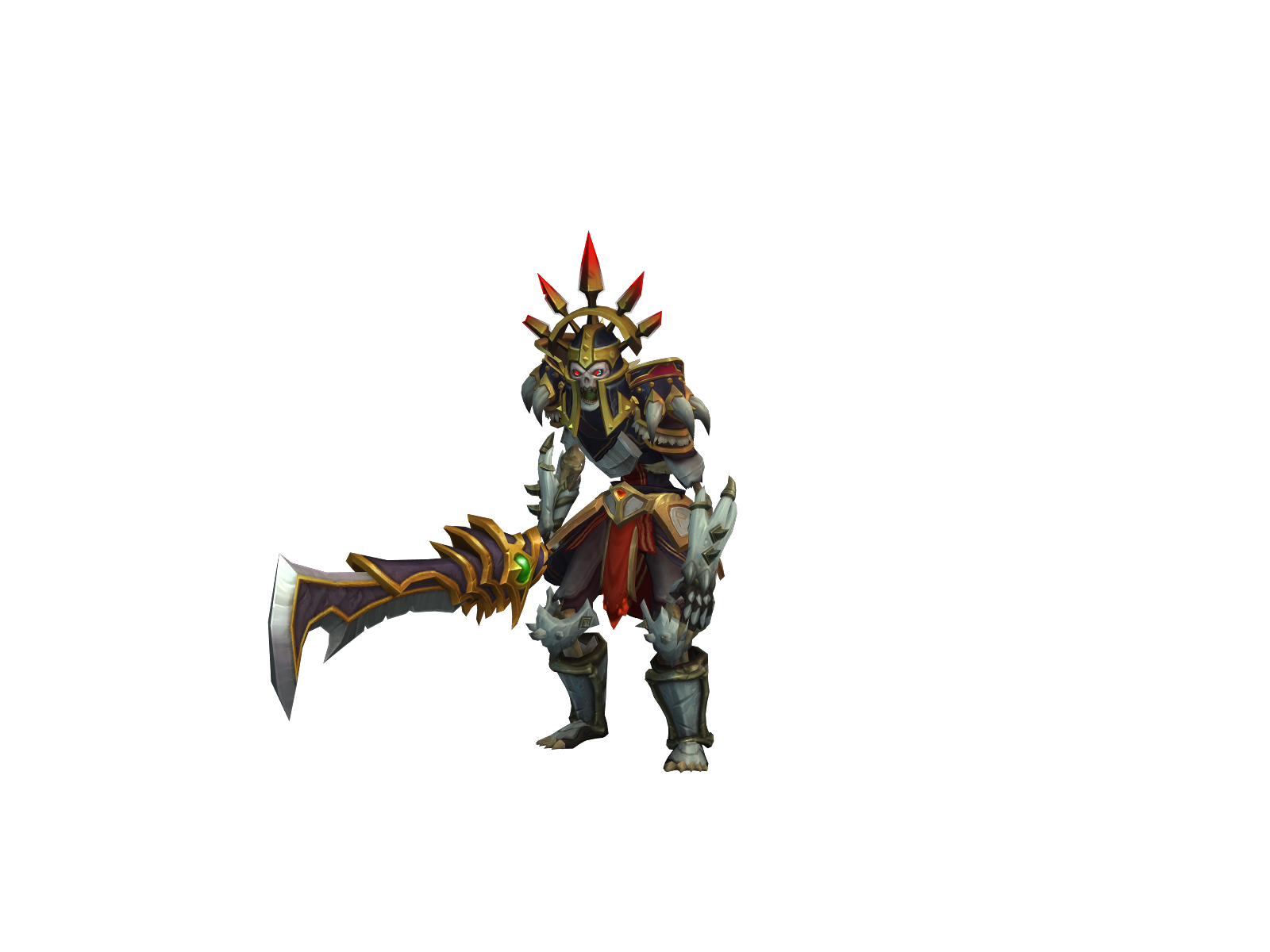 Blekk 3D character render