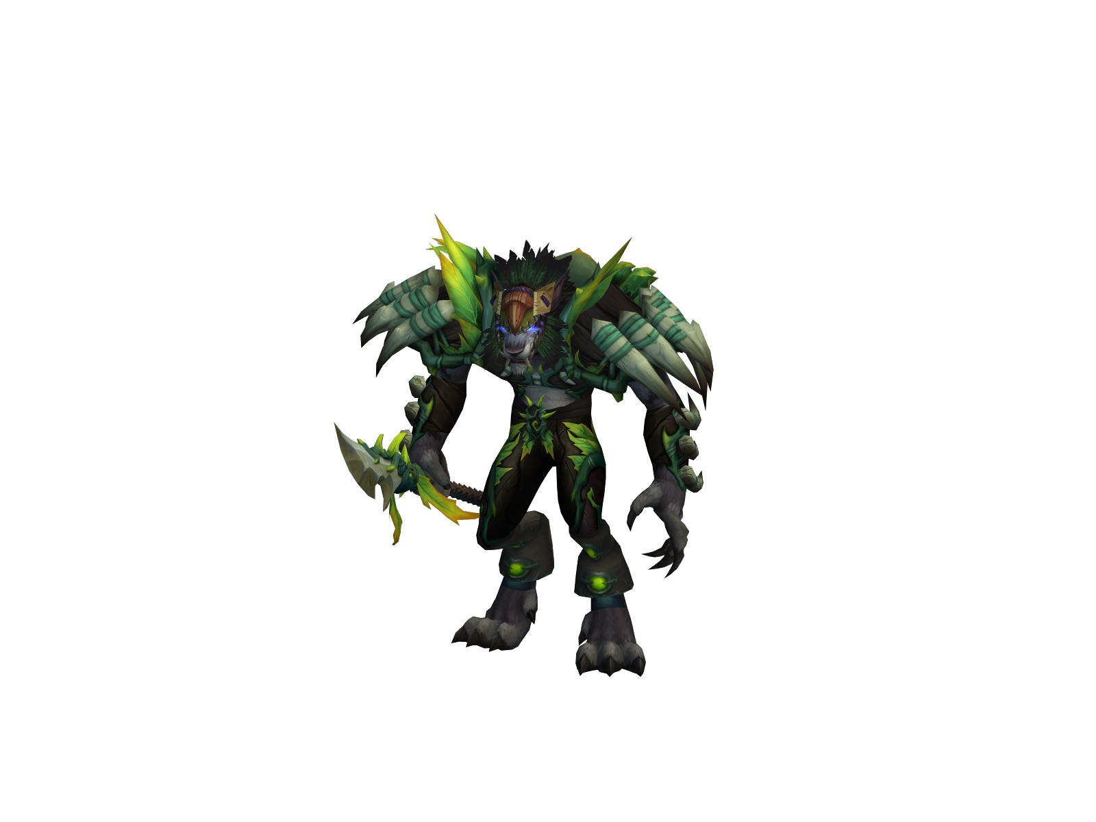 Endload 3D character render