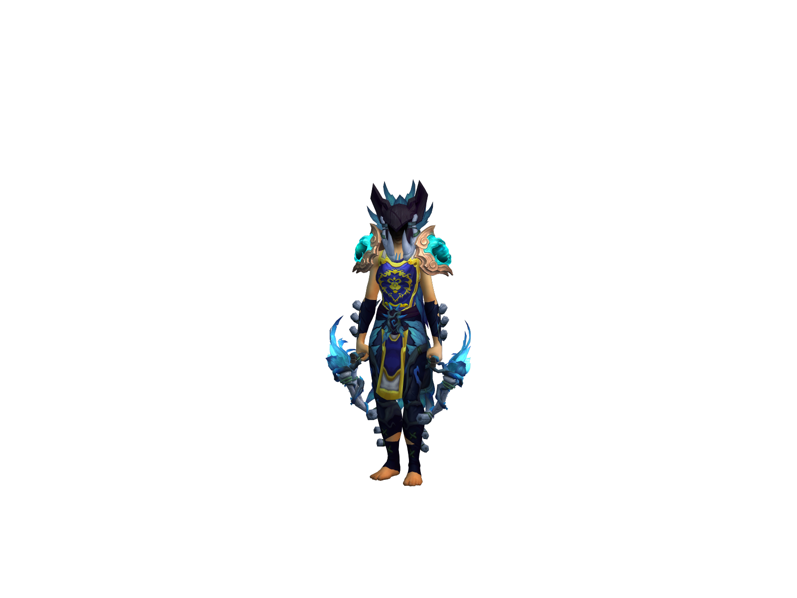 Notamonk 3D character render