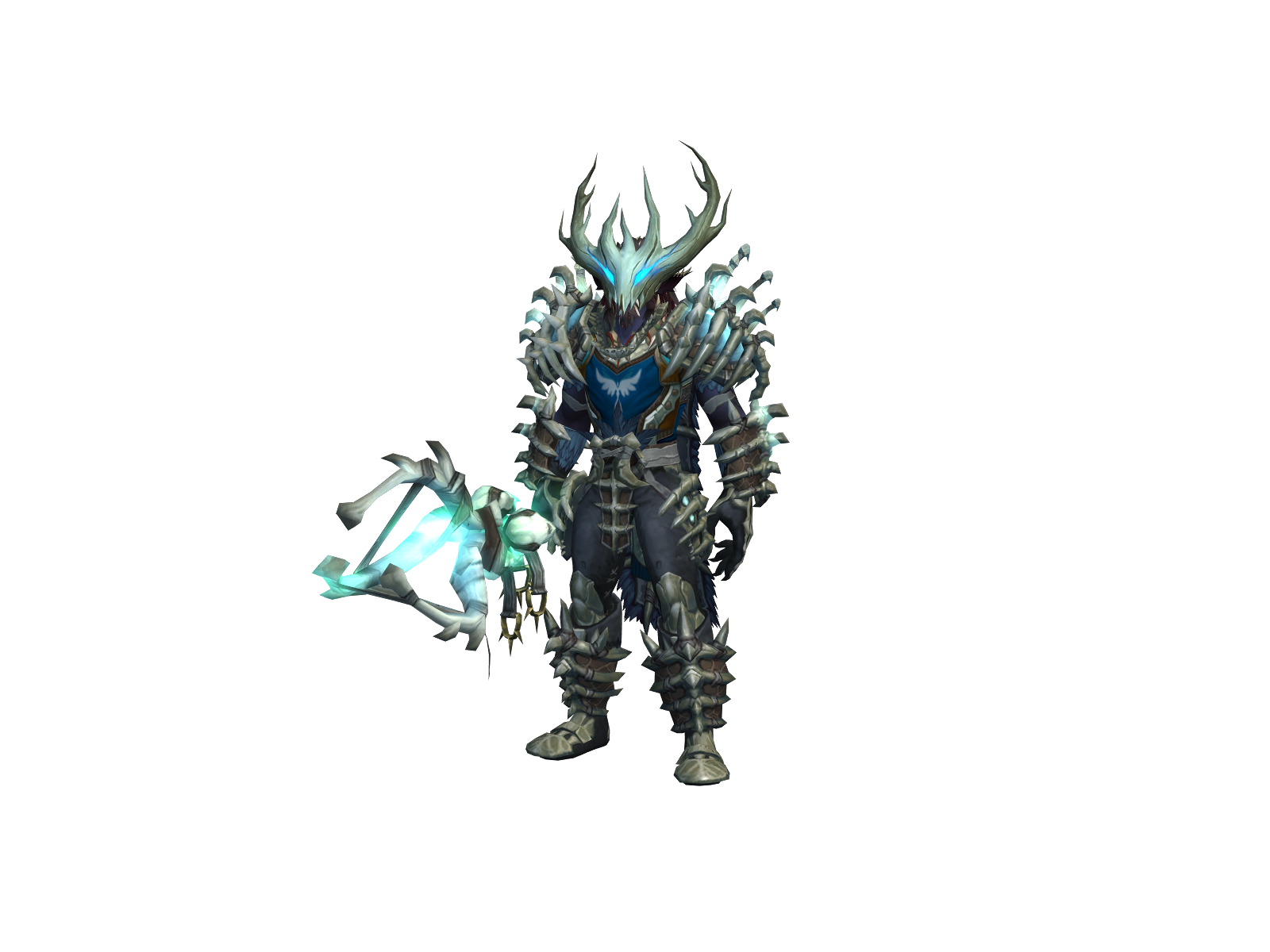 Drúid 3D character render