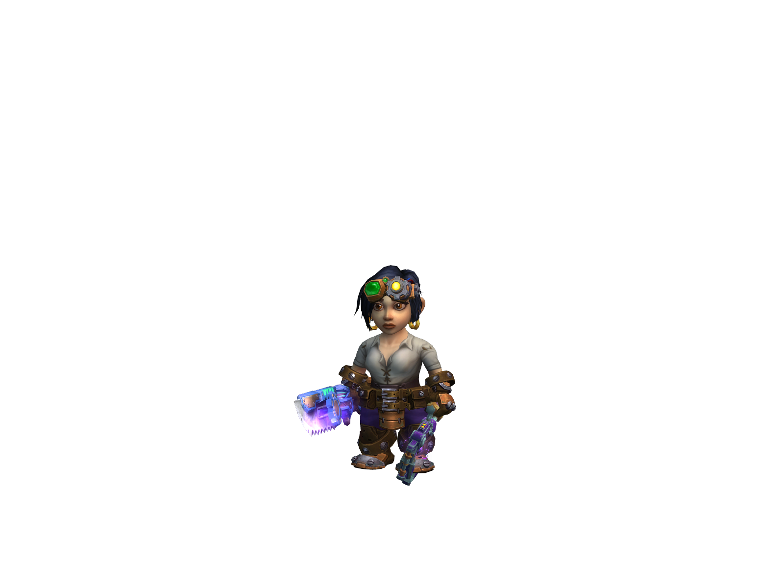 Malkav 3D character render