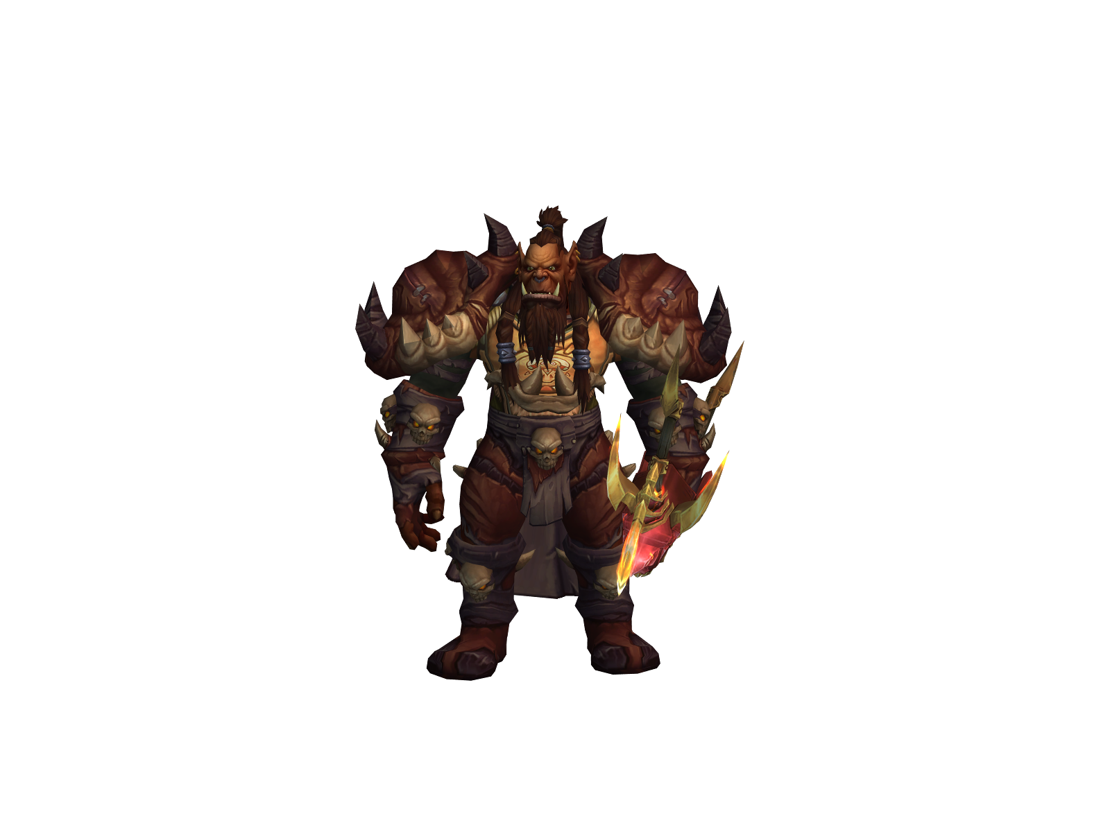 Hellbow 3D character render
