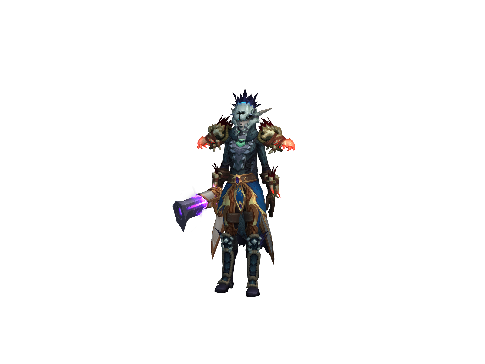 Whitemoon 3D character render