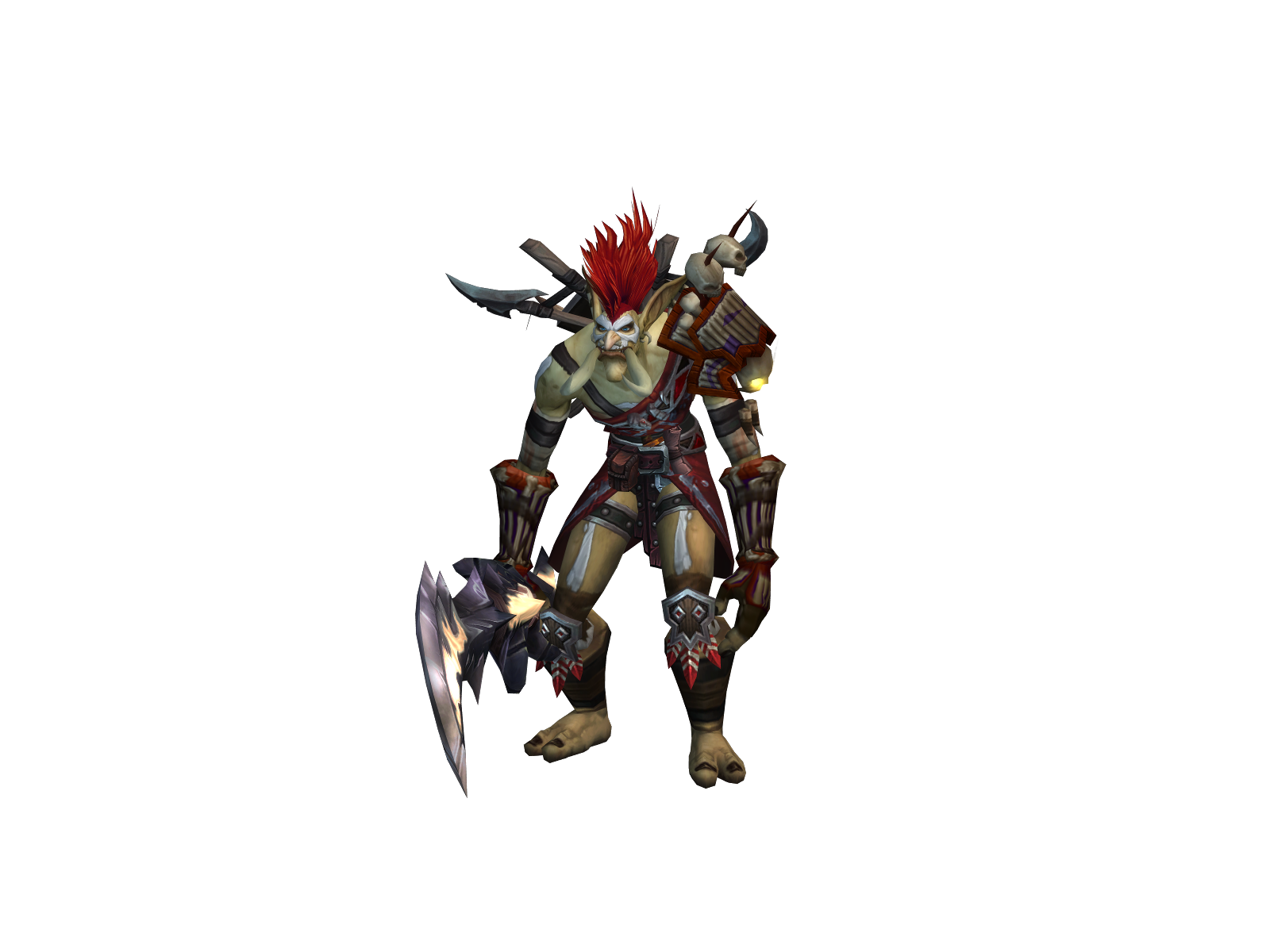 Tethrojull 3D character render