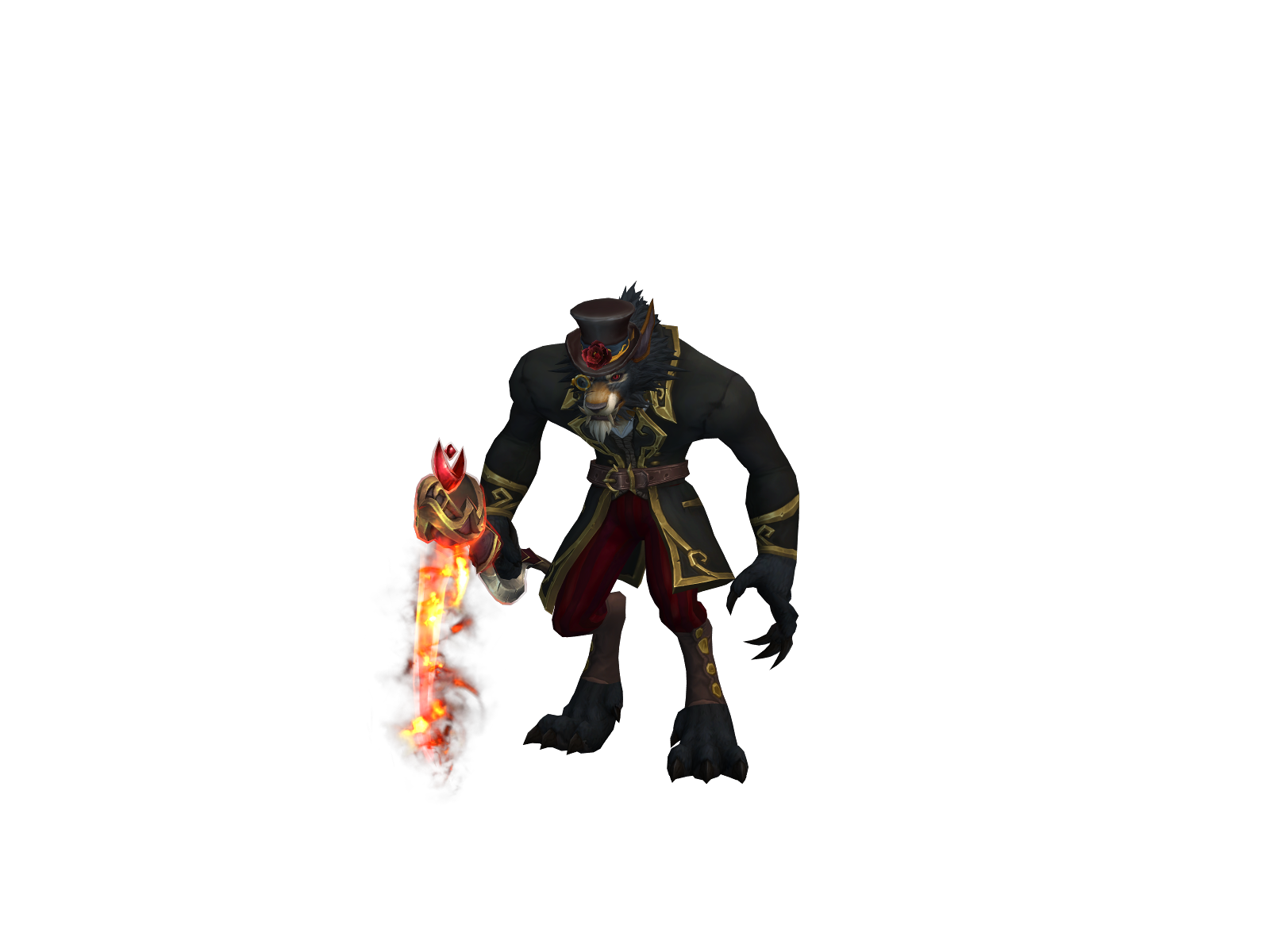 Clàwz 3D character render