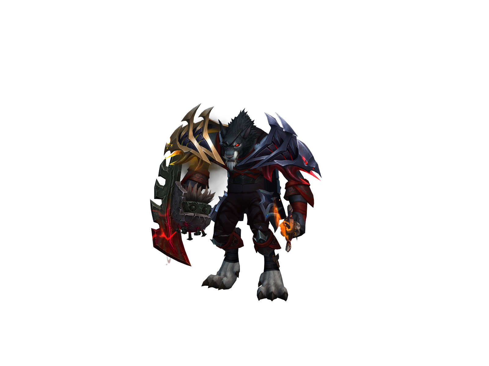 Briollias 3D character render