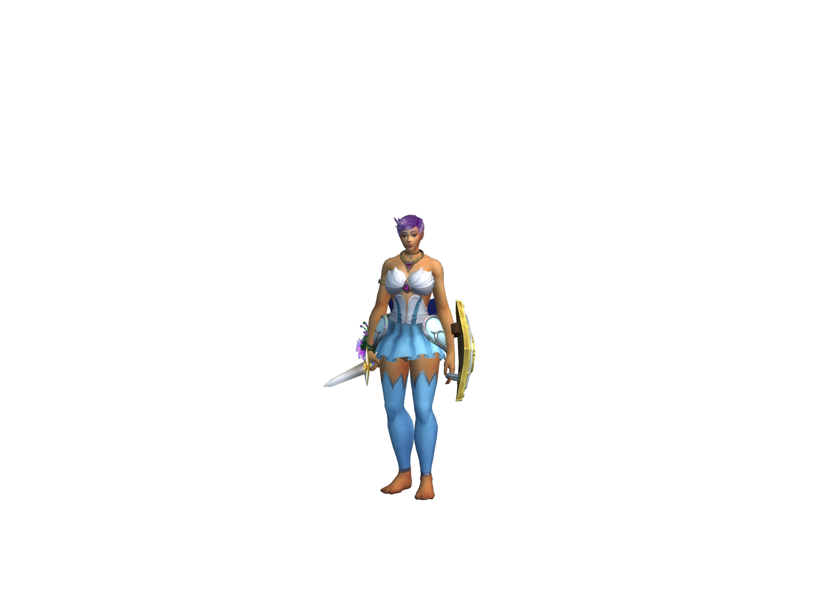 Felcleave 3D character render