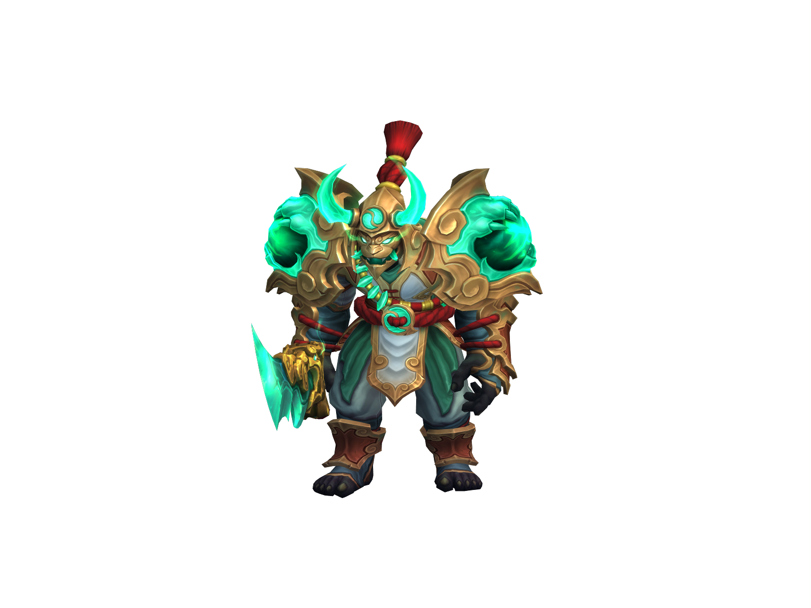 Skypaw 3D character render