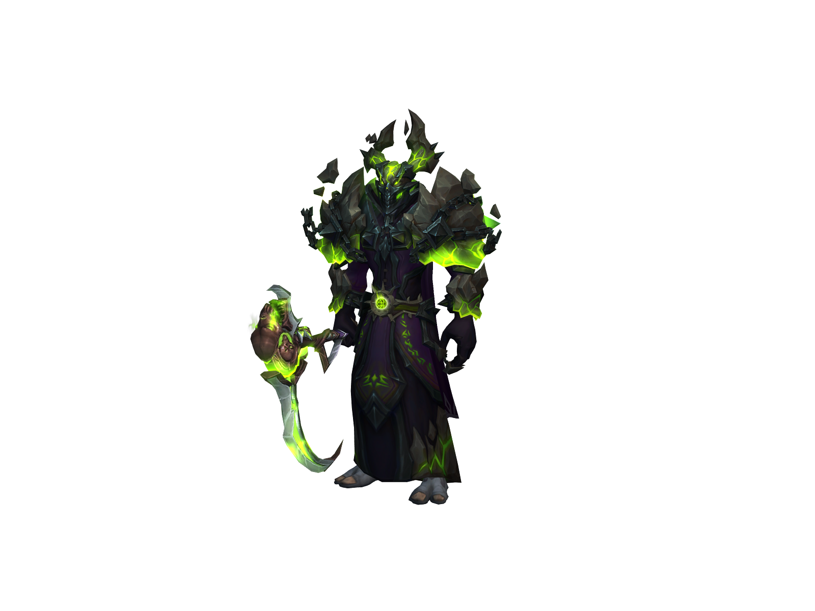 Seracha 3D character render