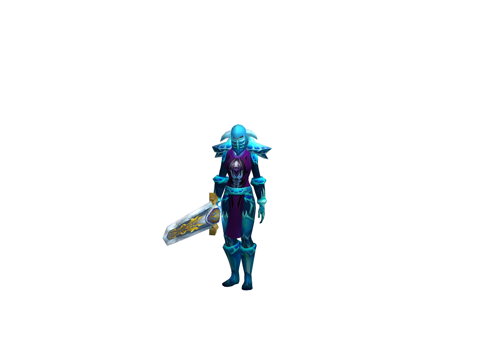Cyr 3D character render