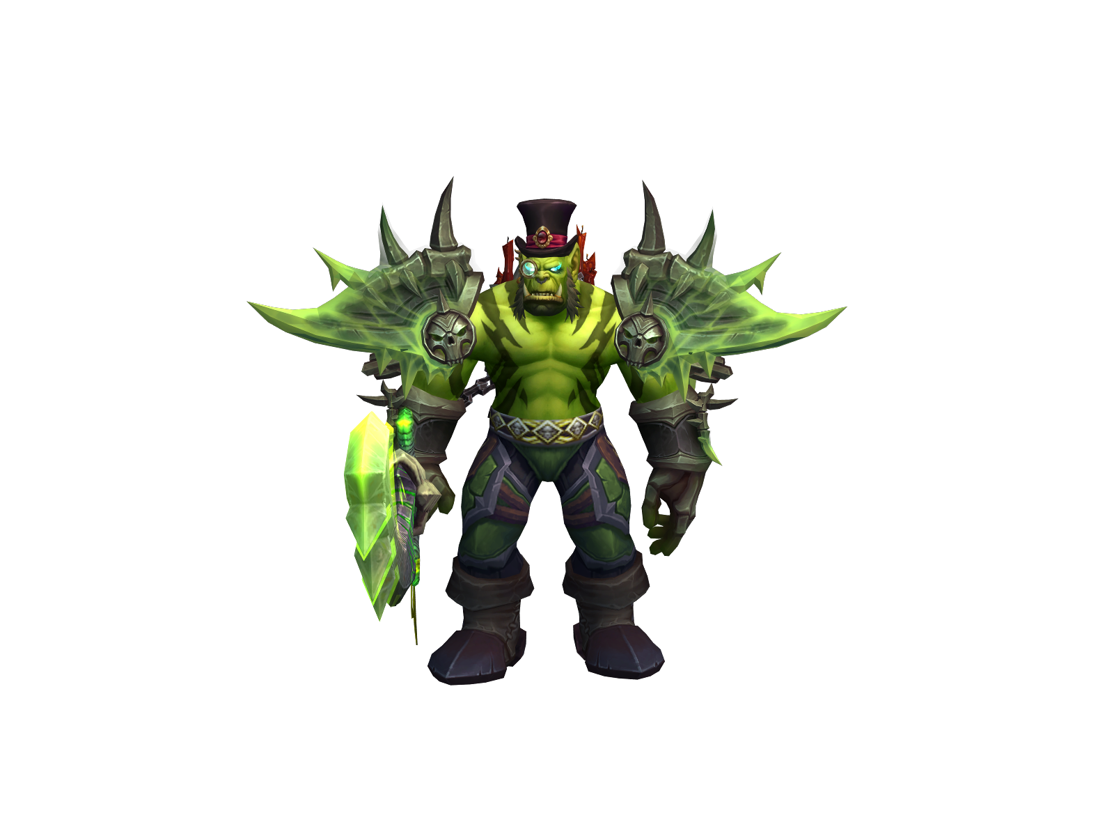 Necrogen 3D character render