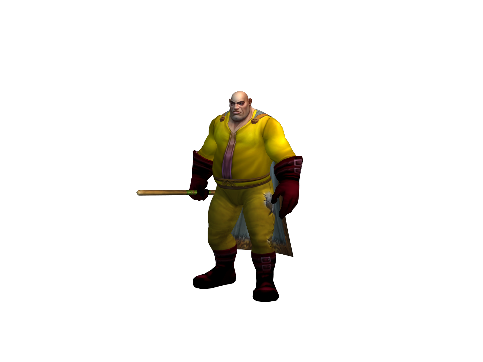 Myst 3D character render