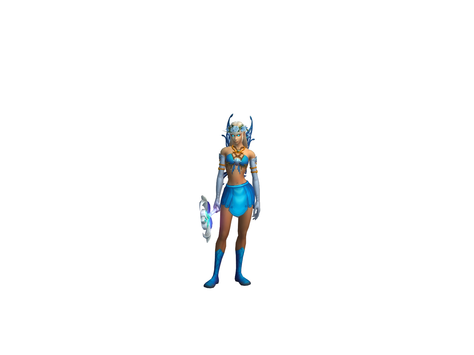 Sàpphire 3D character render