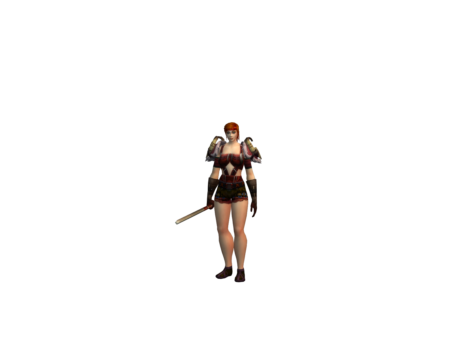 Fornicasion 3D character render