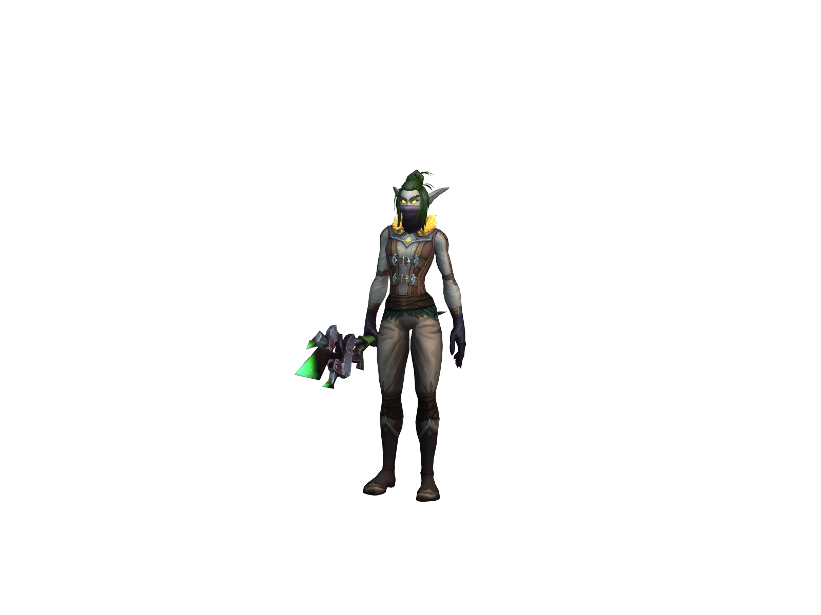 Buds 3D character render