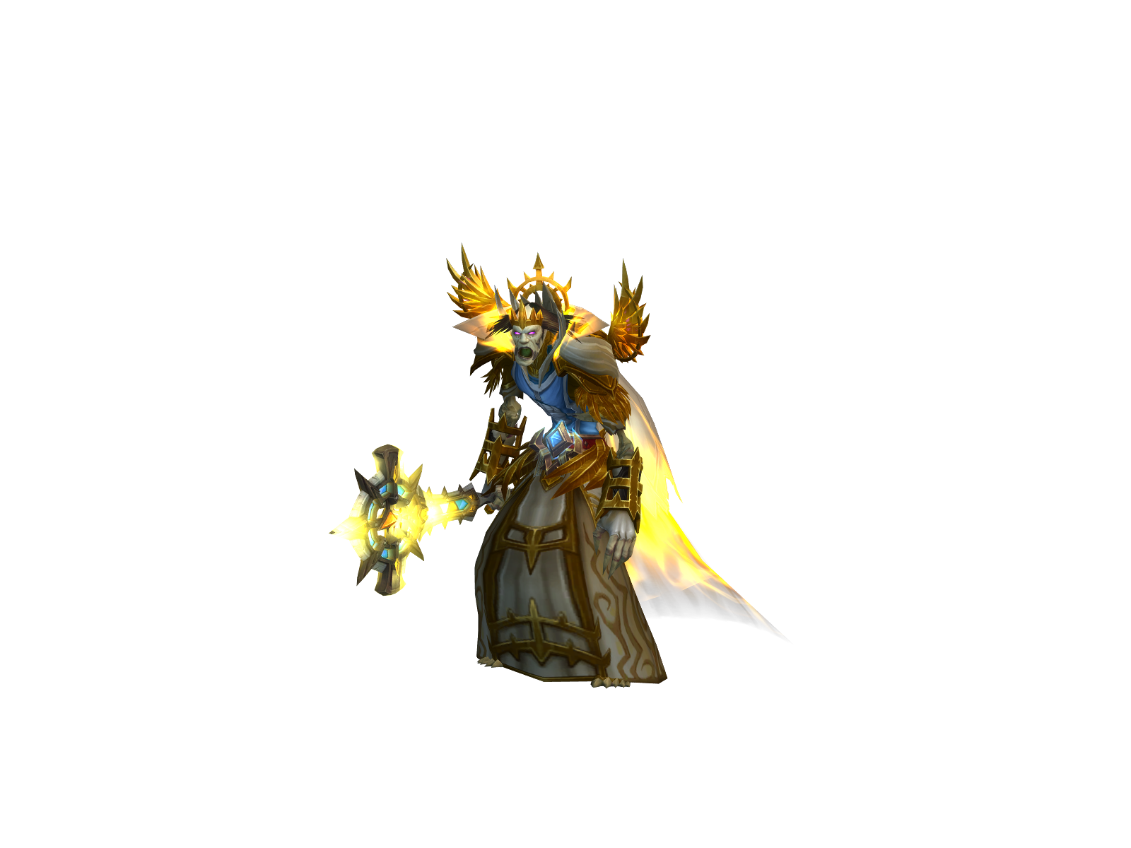 Purpledránnk 3D character render