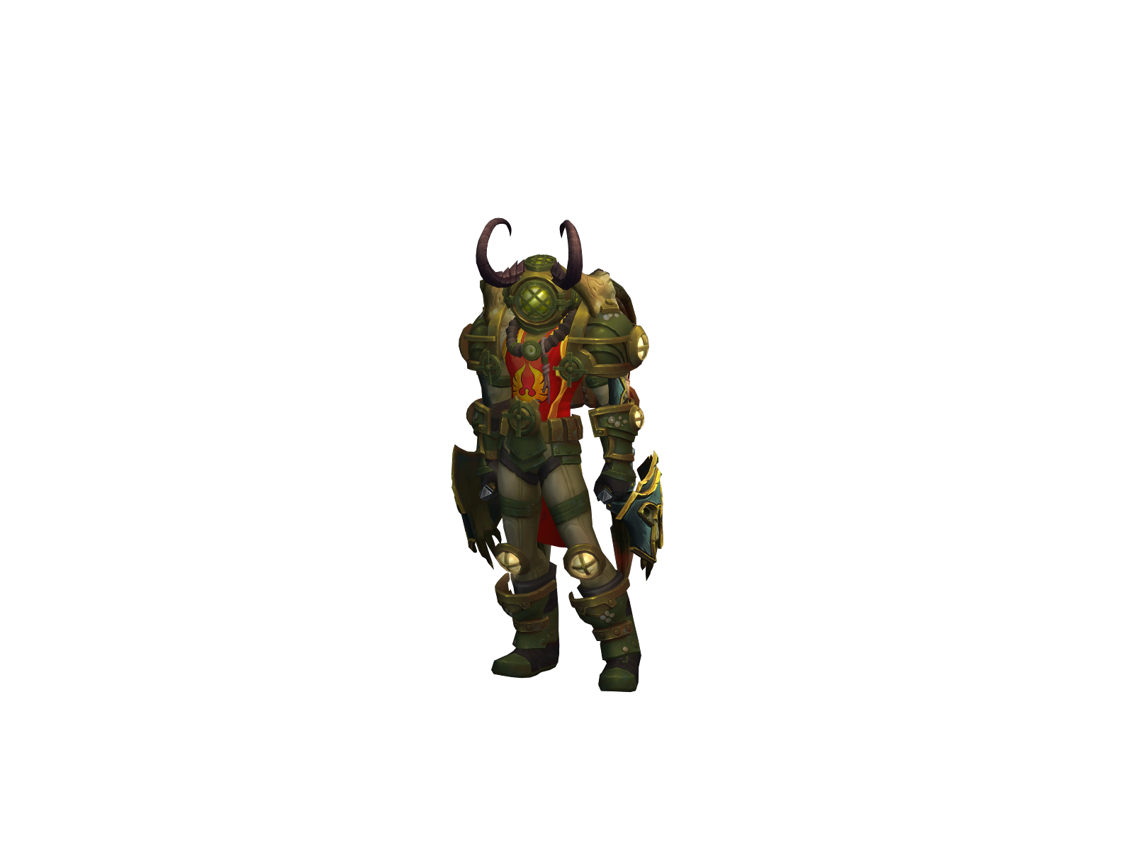 Immolation 3D character render
