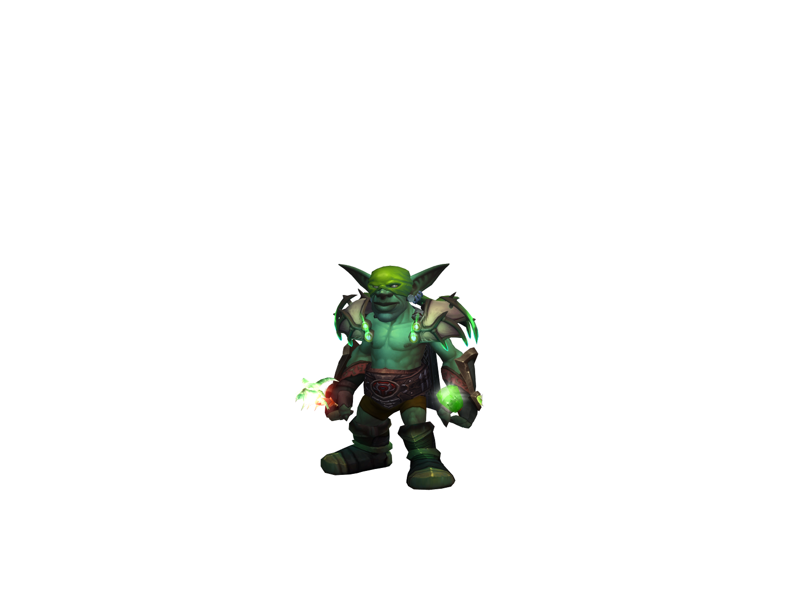 Bipped 3D character render