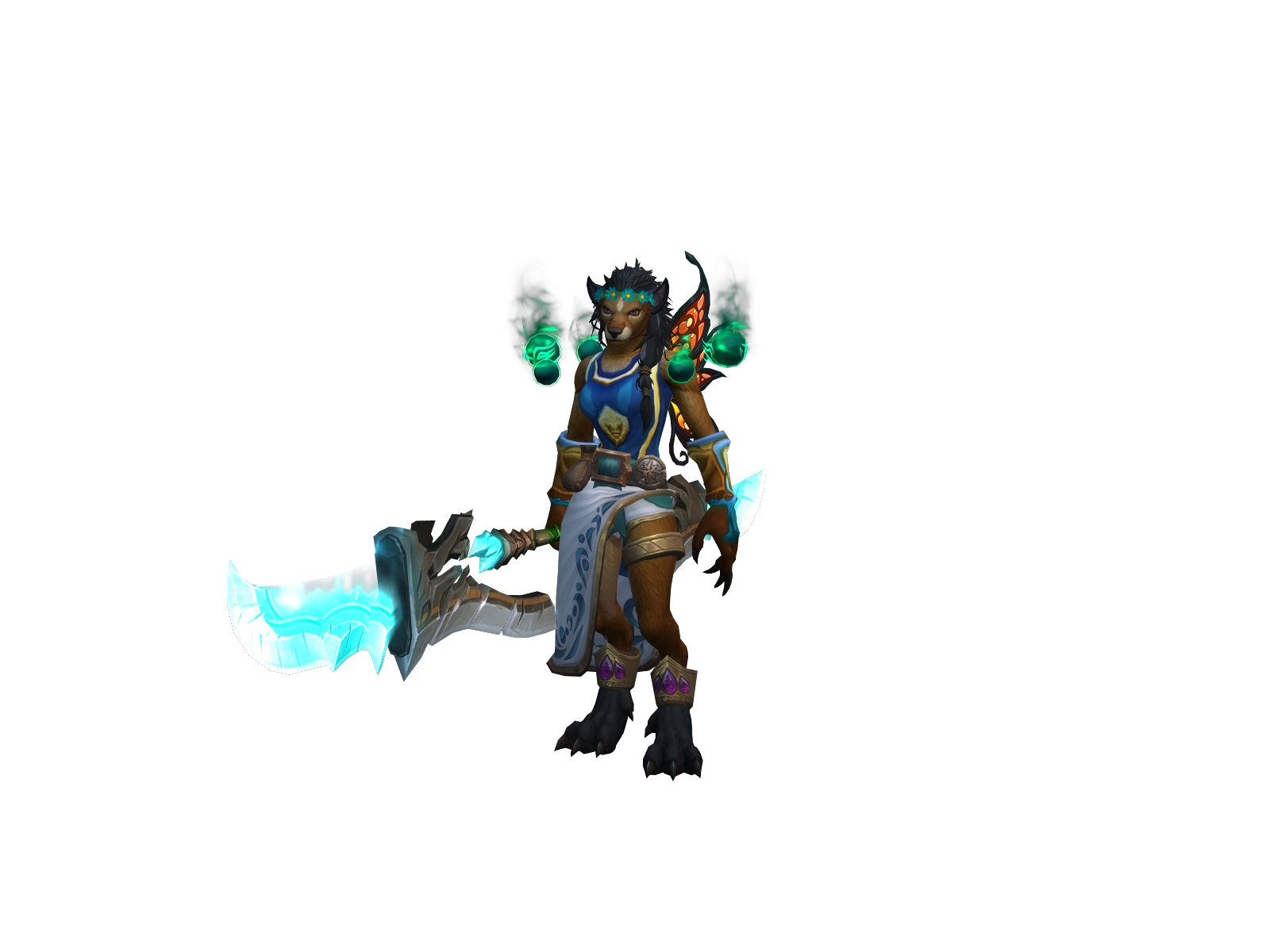Pawfu 3D character render