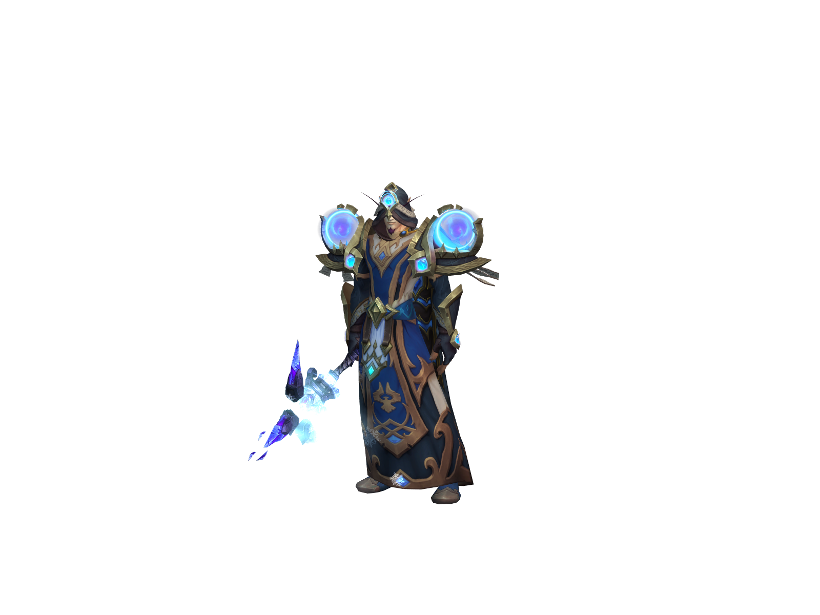 Spittle 3D character render