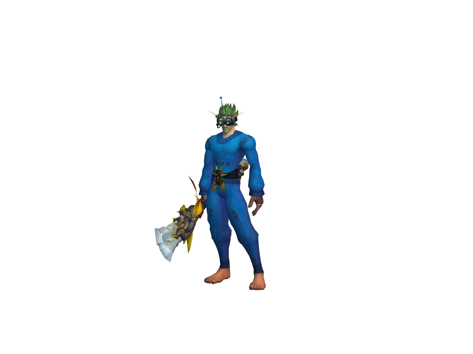 Nelan 3D character render